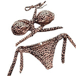 Fabulous Women Beachwear Leopard Printed Bikini - shop.livefree.co.uk