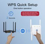 5 Ghz WiFi Repeater Wireless Wifi Extender 1200Mbps Wi-Fi Amplifier 300Mbps Long Range Wi fi Signal Booster 2.4G Wifi Repiter