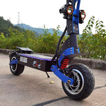 FLJ 7000W E Scooter with Dual engines 72V Electric scooter Road tire led pedal best Top Speed electrico skate board kickscooter