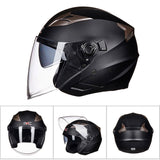 Motorcycle Helmet Double Lens Moto Helmet Open Face Scooter Racing Helmet Casco Moto Capacete Casque Scooter Motorbike Helmet