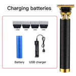 Hair Clipper Electric Clippers New Electric Men's Retro T9 Style Buddha Head Carving Oil Head Scissors