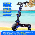 FLJ 7000W E Scooter with Dual engines 72V Electric scooter Road tire led pedal best Top Speed electrico skate board kickscooter