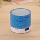 New Mini Portable Car Audio A9 Dazzling Crack LED Wireless Bluetooth 4.1 Subwoofer Speaker TF Card