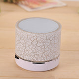 New Mini Portable Car Audio A9 Dazzling Crack LED Wireless Bluetooth 4.1 Subwoofer Speaker TF Card