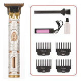 Hair Clipper Electric Clippers New Electric Men's Retro T9 Style Buddha Head Carving Oil Head Scissors