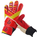 Kid&#39;s soccer goalkeeper gloves guantes de portero for children 5-16 years old soft goalkeeper gloves children riding scooters sp