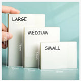 Transparent sticky notes with scrapes stickers sticky simple and high-value note paper for Student office stationery