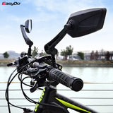 EasyDo Bicycle Handlebar Rear View Mirror Bike Cycling Wide Range Back Sight Reflector Adjustable Left Scooter E Bike Mirror