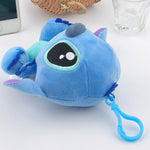 4"10cm Disney Lilo Stitch Plush Toys Dolls with Plastic hook Plush Keychain Pendant Soft Stuffed For Kids Baby Gifts