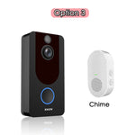 EKEN V7 HD 1080P Smart WiFi Video Doorbell Camera Visual Intercom Night vision IP Door Bell Wireless Security Camera