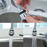 Kitchen Gadgets 2 Modes 360 Rotatable Bubbler High Pressure Faucet Extender Water Saving Bathroom Kitchen Accessories Supplies