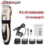 Baorun Professional Pet Dog Hair Trimmer Animal Grooming Clippers Cat Cutter Machine Shaver Electric Scissor Clipper 110-240V AC