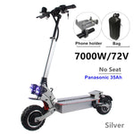 FLJ 72V 7000W Electric Scooter with Dual motors engines acrylic led pedal Top Speed E Bike Scooter electrico