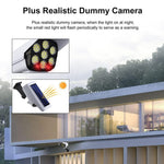 77 LED Solar Light Motion Sensor Security Dummy Camera Wireless Outdoor Flood Light IP65 Waterproof  Lamp 3 Mode For Home Garden