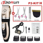 Baorun Professional Pet Dog Hair Trimmer Animal Grooming Clippers Cat Cutter Machine Shaver Electric Scissor Clipper 110-240V AC