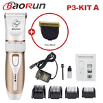 Baorun Professional Pet Dog Hair Trimmer Animal Grooming Clippers Cat Cutter Machine Shaver Electric Scissor Clipper 110-240V AC