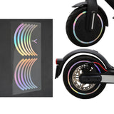 Wheel Hub Protective Reflective Sticker For Xiaomi M365 Pro 1s Electric Scooter Wheel Sticke Parts Scooter Accessories