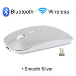 Wireless Mouse Bluetooth Rechargeable Mouse Wireless Computer Silent Mause Ergonomic Mini Mouse USB Optical Mice For PC laptop