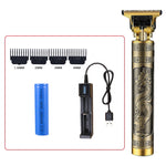 Hair Clipper Electric Clippers New Electric Men's Retro T9 Style Buddha Head Carving Oil Head Scissors