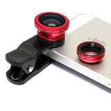 3-in-1 Universal Clip on Smartphone Camera Lens - 6 Colors - shop.livefree.co.uk