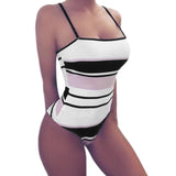 New Arrival Womens Swimsuit Stripe Print Bikinis - shop.livefree.co.uk