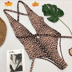 New Style Women Swimwear Sexy Leopard Bikini - shop.livefree.co.uk