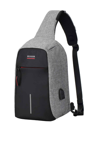 RUIGOR LINK 44 Slingbag Black-Grey - shop.livefree.co.uk