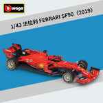 2022 Bburago RB18 Diecast 1:43 Car Red Bull Racing F1 Car Infiniti Racing Model Alloy Toy Formulaed One Car Collection Kid Gift