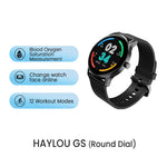 HAYLOU GST Smart Watch Men Women Watch Blood Oxygen Heart Rate Sleep Monitor 12 Sport Models Custom Watch Face Global Version