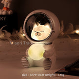 Galaxy Guardian LED Night Light Nursery Moon Lamps Astronaut Table Decorative Lights Baby Kids Toys Birthday Gift Drop Shipping