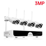 Jooan 10CH NVR 3MP 5MP Wireless CCTV System Audio Record Outdoor P2P Wifi IP Security Camera Set Video Surveillance Kit NVR Set