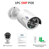 Hiseeu 5MP 3MP Audio IP Security Surveillance Camera POE H.265 Outdoor Waterproof IP66 CCTV Camera P2P Video Home for POE NVR