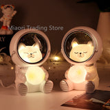 Galaxy Guardian LED Night Light Nursery Moon Lamps Astronaut Table Decorative Lights Baby Kids Toys Birthday Gift Drop Shipping