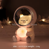 Galaxy Guardian LED Night Light Nursery Moon Lamps Astronaut Table Decorative Lights Baby Kids Toys Birthday Gift Drop Shipping