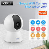 KERUI 1080P Tuya Smart Mini WiFi IP Camera Indoor Wireless Security Home CCTV Surveillance Camera 2MP With Auto Tracking