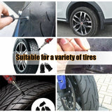 Car Tire Repair Nails Car Truck Motorcycle Scooter Rubber Vacuum Tire Repair Kit Repair Tire Membrane Rubber Nails Without Glue