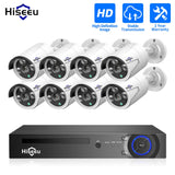 16CH 5MP 4K POE Security Surveillance Camera System Kit Colorful Night Vision Audio Recorder 8MP IP Camera CCTV Video NVR Set