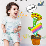 Lovely Talking Toy Dancing Cactus Doll Speak Talk Sound Record Repeat Toy Kawaii Cactus Toys Children Kids Education Toy Gift