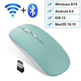 Wireless Mouse Bluetooth Rechargeable Mouse Wireless Computer Silent Mause Ergonomic Mini Mouse USB Optical Mice For PC laptop