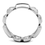 Men Stainless Steel Synthetic Crystal Rings TK3281 - shop.livefree.co.uk