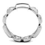 Men Stainless Steel Synthetic Crystal Rings TK3281 - shop.livefree.co.uk