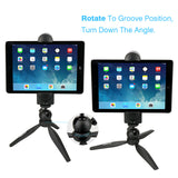 5-12'' Tablet Mount Tripod Stand, Tabletop Pad - shop.livefree.co.uk