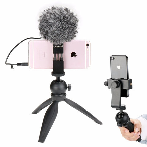 Phone Tripod Swivel Ball Head W Aluminum Phone - shop.livefree.co.uk