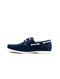 Lace Boat Shoes Navy - shop.livefree.co.uk