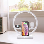 3 in 1 Fast Wireless Charger Dock Station EU PLUG - shop.livefree.co.uk