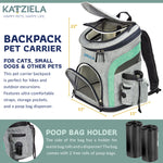 Katziela  Airline Approved Backpack for Pets - shop.livefree.co.uk