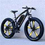 26inch snow electric mountain bicycle 48V lithium battery 1000w motor fat ebike 4.0 tires  high speed brushless electric bike - shop.livefree.co.uk