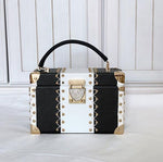 Good Quality Luxury Diamond Buckle Stitching Color Box Style Female Handbag Shoulder Bag Crossbody Mini Bag Shoulder Bag Totes - shop.livefree.co.uk