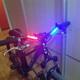 Bicycle Light Waterproof Rear Tail Light LED USB Rechargeable Mountain Bike Cycling Light Taillamp Safety Warning Light TSLM2 - shop.livefree.co.uk