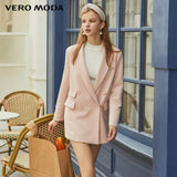 Vero Moda New Ins Style Women's H-shaped Lapel Double-breasted Suit Jacket - shop.livefree.co.uk